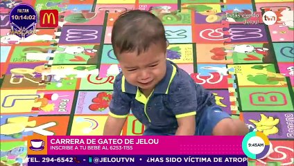 La carrera de gateo Jelou! 02 de octubre