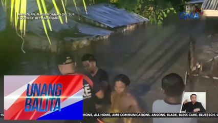 Mahigit 100 pamilya, inilikas dahil sa malakas na ulan at baha | Unang Balita