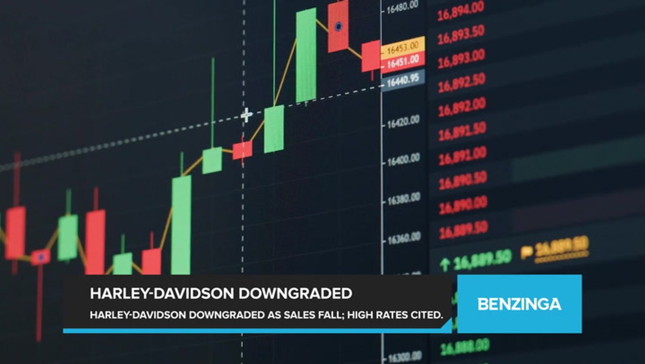 Harley-Davidson Downgraded as Retail Sales Slip. Dealers Note High Interest Rates and Inventory, Low Demand