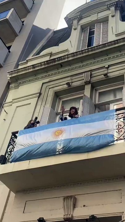 Cristina Kirchner en la marcha por las universidades