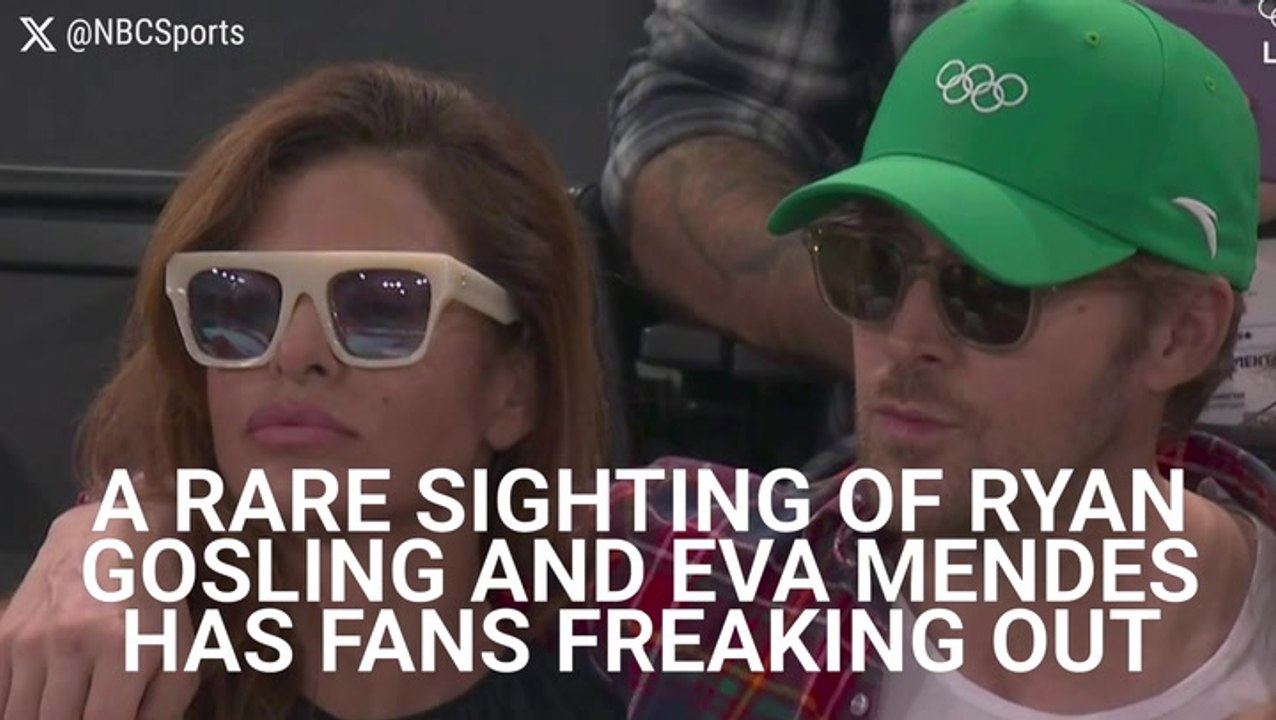 Fans Were Obsessed With Ryan Gosling And Eva Mendes Showing Up At The Olympics, But We Don’t Think Anyone Could Top NBC’s Caption About It