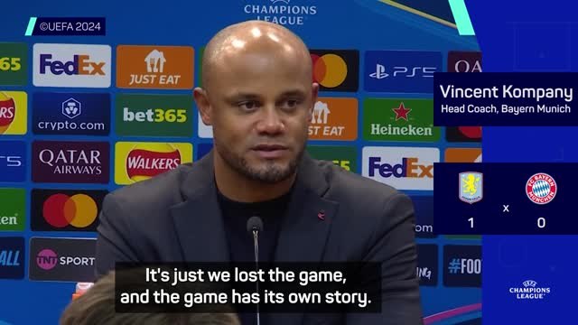 Bayern's Villa defeat does not decide the Champions League - Kompany