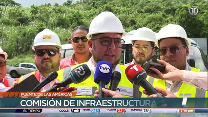 Diputados realizan inspección en el Puente de las Américas
