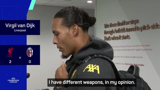 Van Dijk embracing new attacking responsibility under Slot