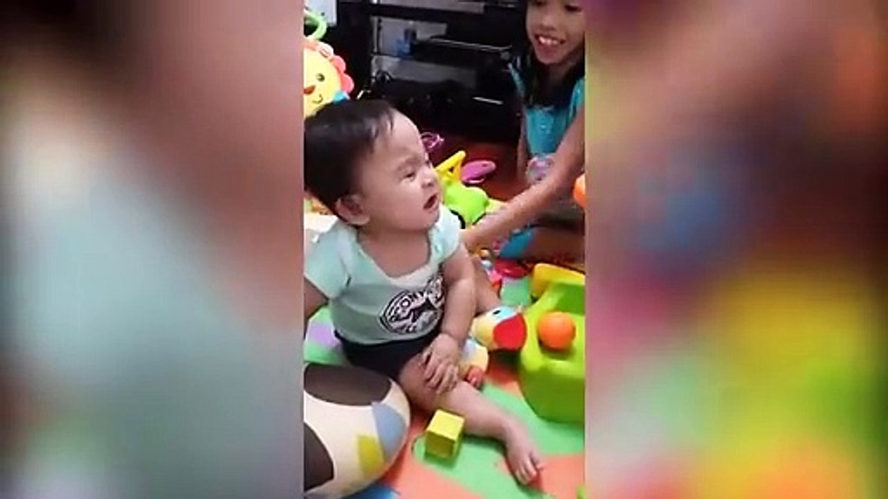 10 Minutes Of Funny Babies Scared Of Everything - Funny Baby Reactions