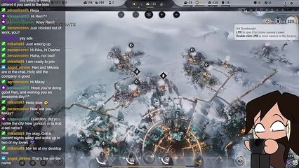 (9:22:24) Frostpunk 2, then Work Stream, then Raid Later Tonight 1:5