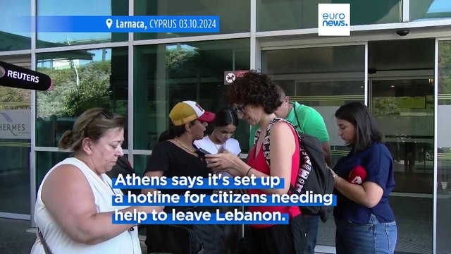 EU countries continue to evacuate citizens from Lebanon as fighting escalates