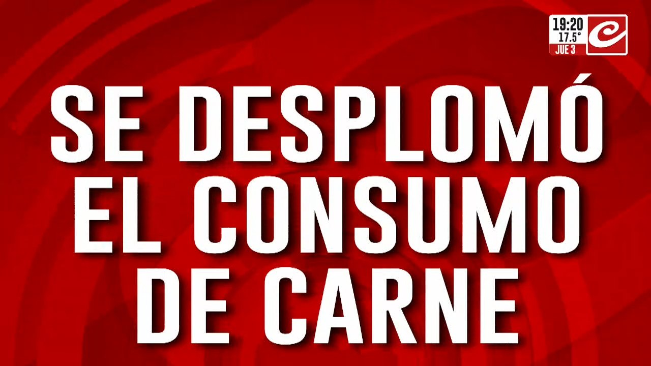Se desplomó el consumo de carne: pollo y cerdo son las alternativas