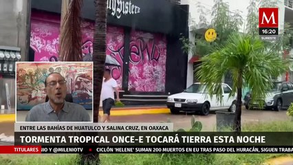 ¿Qué medidas se están implementando para el arribo de la tormenta tropical Once-e?