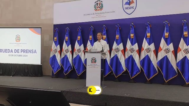 Canciller Roberto Álvarez reprocha se difundan datos falsos sobre las visas en Haití de manera irresponsable