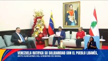 Pdte. Nicolás Maduro mantuvo reunión con el embajador de la República Libanesa en Venezuela