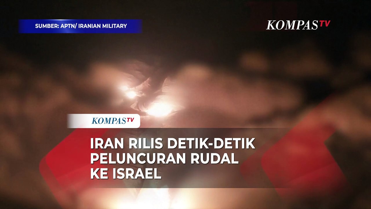 Militer Iran Rilis Detik-Detik Peluncuran Rudal Balistik ke Israel