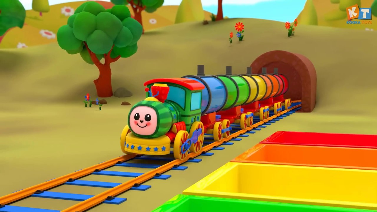 Cocomelon Color Train - Wheels on the Train - Baby Nursery Rhymes ...