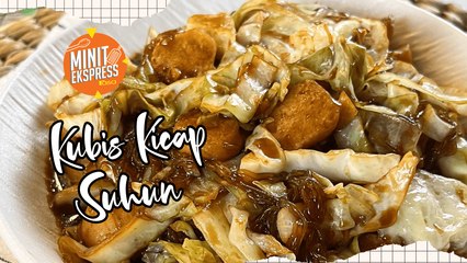 Kubis Kicap Suhun, Menu Sayuran Ringkas Yang Sedap