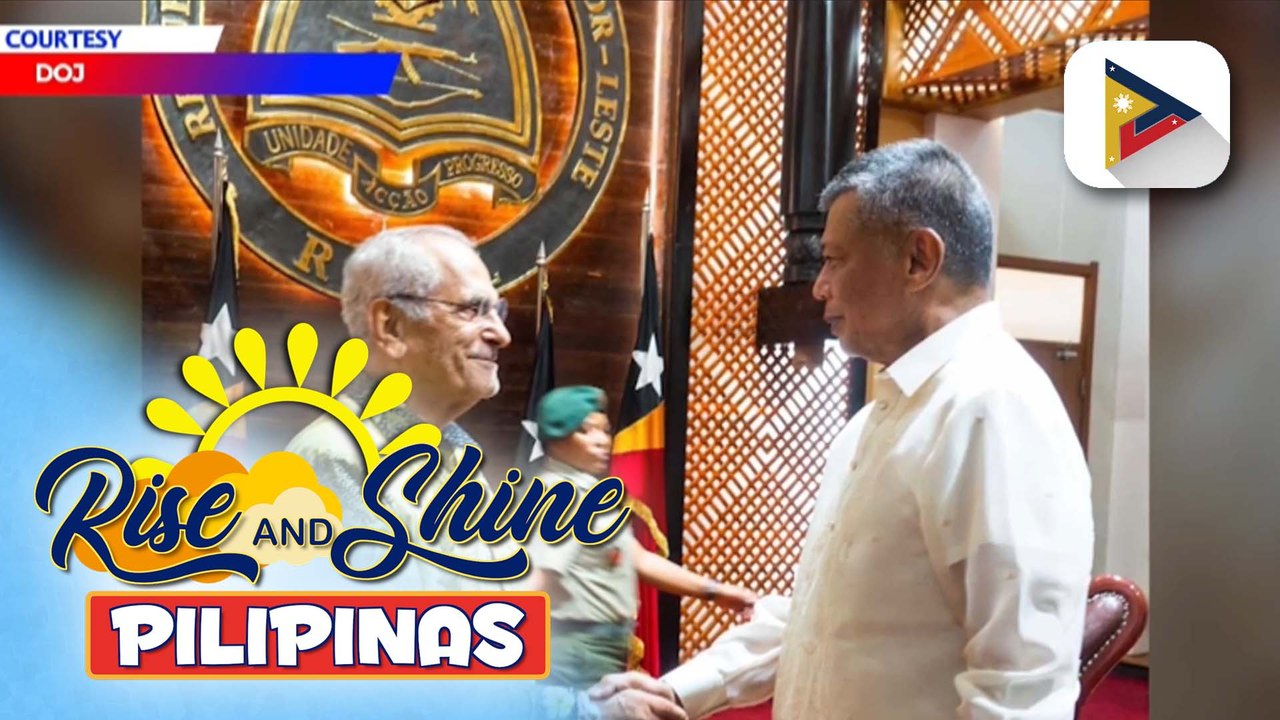 Justice Sec. Jesus Crispin Remulla, nakipagkita kay Timor-Leste Pres. Ramos Horta
