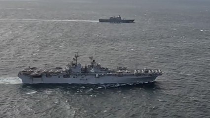 한미, 동해서 연합 해상훈련...미 해군 복서함 참가 / YTN