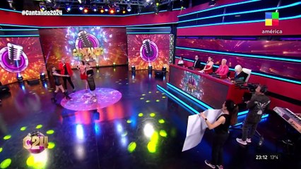  BENITO FERNÁNDEZ y Evelyn Basile hicieron BAILAR AL ESTUDIO con "Cha cha muchacha" de RUBÉN RADA
