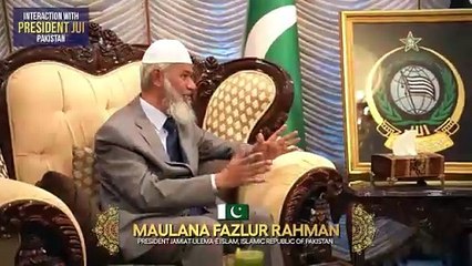 Dr Zakir Naik Meeting with Maulana Fazal ur Rehman
