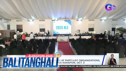 Ilan pang personalidad at party-list organizations, naghain ng COC at CONA kahapon, Oct. 2 | Balitanghali