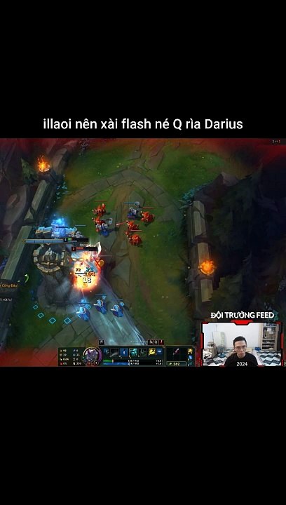 illaoi nên xài flash né Q rìa Darius #illaoi #darius #lienminhhuyenthoai #leagueoflegends