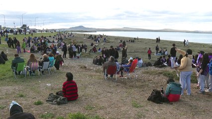Eclipse solar anular se vio en Isla de Pascua y la Patagonia de Chile y Argentina