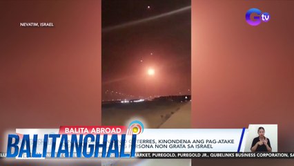 Missile attack ng Iran sa Israel, nagdulot ng pinsala sa iba;t ibang gusali | Balitanghali