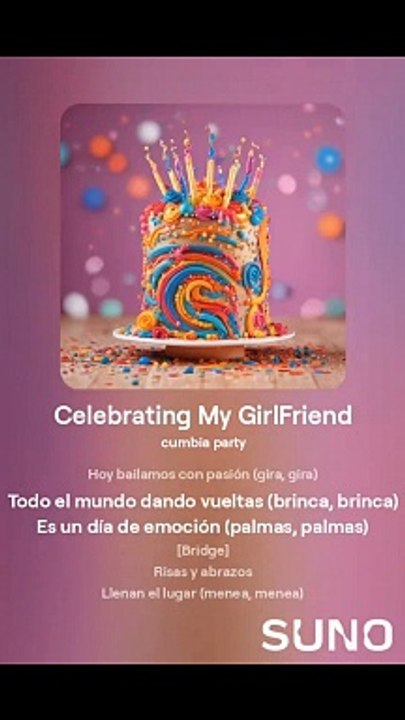 Quería hacer la cumbia de Kai-Lan y me salió esto (Feliz Cumple Amor) [Cumbia Norteña] Suno AI 