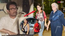 Aamir Khan के EX ससुर का निधन,बेटी Ira और Fatima Sana Shaikh के साथ पहुंचे Ex Wife Reena Dutta के घर