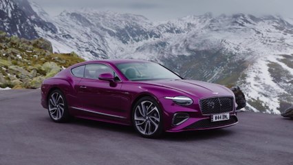 The new Bentley Continental GT Design Preview in Magenta