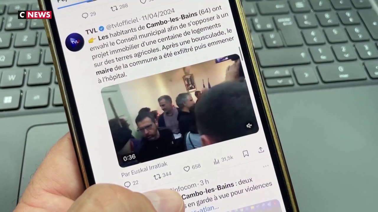 Cambo-les-Bains : un maire bousculé lors d’un conseil municipal, deux individus interpellés