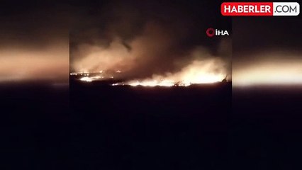 Tekirdağ'da Anız Yangını Kontrol Altına Alındı