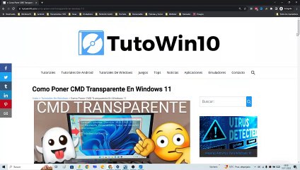  Como PONER FONDO TRANSPARENTE en CMD en WINDOWS 11 FÁCIL y RÁPIDO