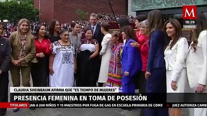 Importancia de la presencia femenina en la toma de protesta de Claudia Sheinbaum
