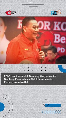 PDIP Resmi Tunjuk Bambang Pacul Jadi Ketua MPR 2024-2029