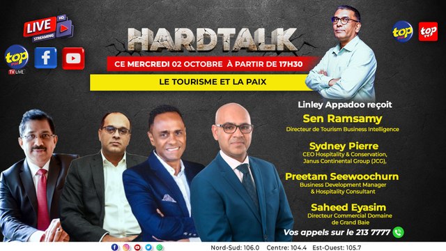 Hardtalk La Journée mondiale du Tourisme a été célébrée le 27 septembre dernier et avait pour thème.
