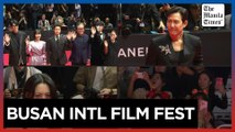 Stars walk the red carpet at Busan International Film Festival