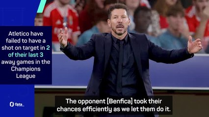 Download Video: Simeone and Oblak reflect on Atletico's 'very ugly defeat' at Benfica