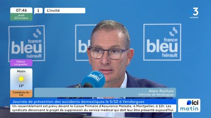 Alain Rochois, infirmier à Vendargues