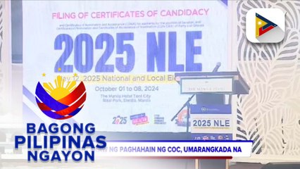 Ikatlong araw ng Paghahain ng COC, Umarangkada na