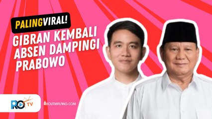 GIBRAN KEMBALI ABSEN MENDAMPINGI PRABOWO SAAT PELANTIKAN DPR