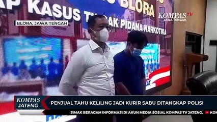 Penjual Tahu Keliling Jadi Kurir Sabu Ditangkap Polisi