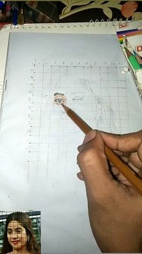 janhvi kapoor color pencil drawing tutorial, janhvi kapoor drawing step by step, janhvi kapoor drawing, actress color pencil drawing, color pencil drawing tutorial face