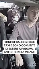 Credono di essere a Padova, ma prendono il taxi per Milano Il VIDEO è virale
