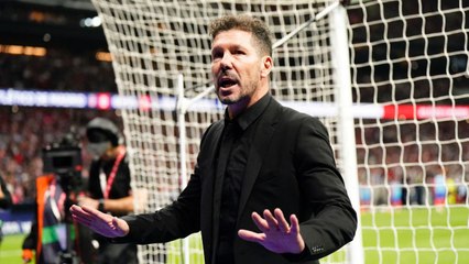 Simeone sobre lo ocurrido en el Metropolitano: "Sanción al que tira el mechero, pero también al que provoca"