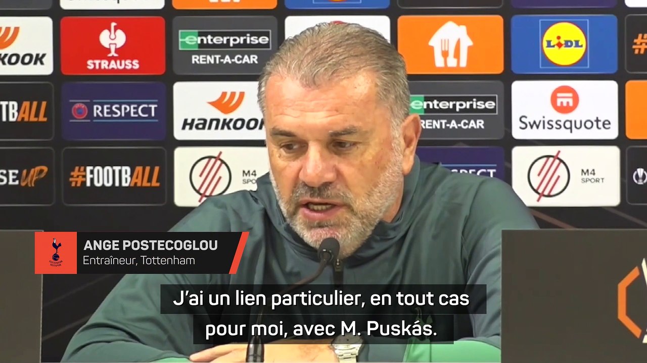 Postecoglou : "J'aimerais que Ferenc Puskás soit encore en vie pour voir où j'en suis"