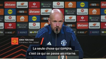 ten Hag : "Pas plus de pression que d'habitude"