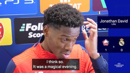 Jonathan David shocks Real Madrid on 'magical evening'