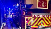 Los bomberos sofocan un incendio en Brieva (Ávila)