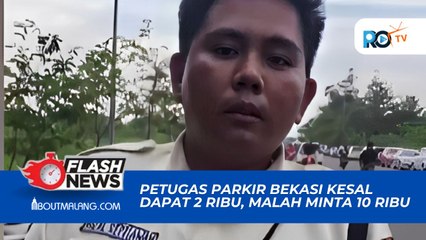 KONTROVERSI DI BEKASI, TUKANG PARKIR EMOSI KARENA DIBERI UANG 2 RIBU, MINTANYA 10 RIBU