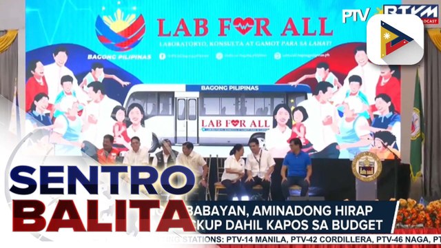 PBBM at First Lady Liza Marcos, pinangunahan ang Lab for All Program caravan sa Pasig; PBBM, tiniyak na palalawakin pa ang pagbibigay ng pamahalaan ng libre at dekalidad na serbisyong medikal.
